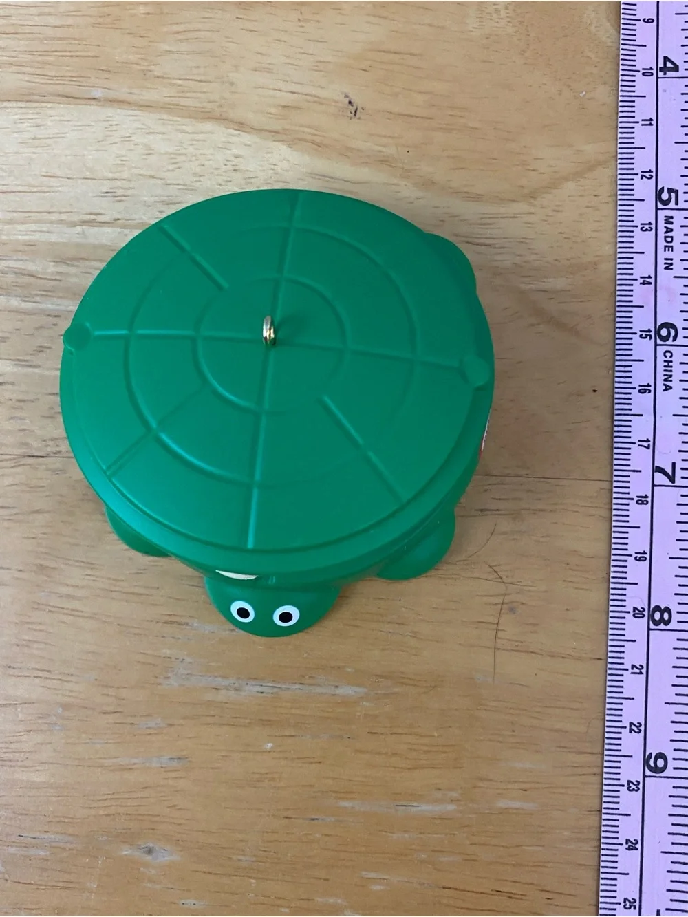 2014 Hallmark Little Tikes Green Turtle Sandbox Holiday Ornament